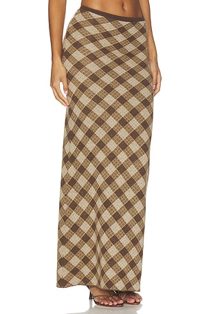 Aya Muse Kae Skirt in Brown