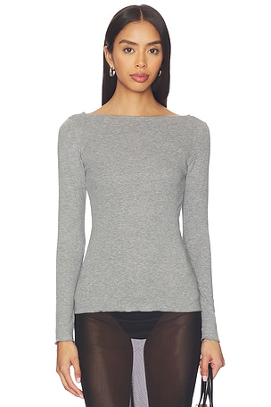 Boatneck Long Sleeve Tee Aya Muse