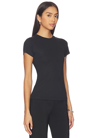 Aya Muse Baby Tee in Black