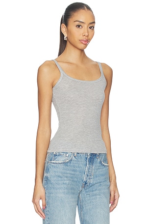 Aya Muse Scoop Tank in Grey