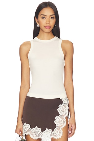 Jersey High Neck Tank Aya Muse