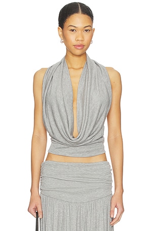 Aya Muse Viona Top in Grey