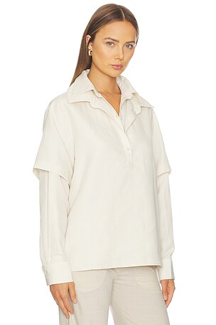 Aya Muse Nola Top in Cream