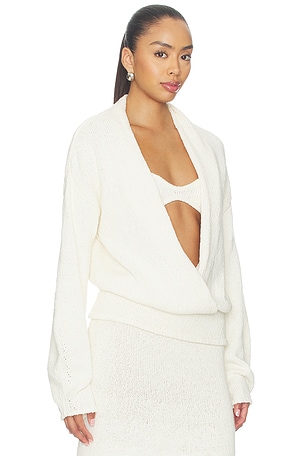 Aya Muse Kena Top in White