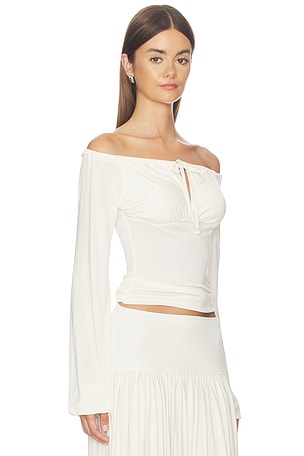 Aya Muse Elya Top en Blanc