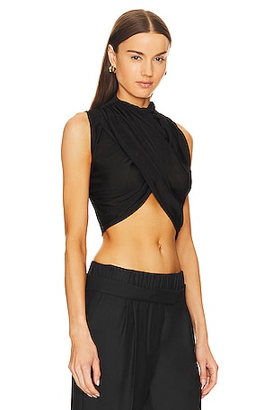 Aya Muse Romi Top in Black