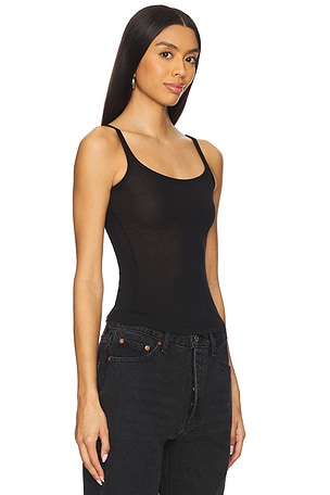 Aya Muse Scoop Tank Top in Black