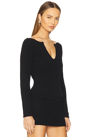 Aya Muse Caeli Top in Black