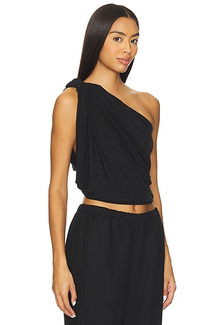 Aya Muse Twist Top in Black