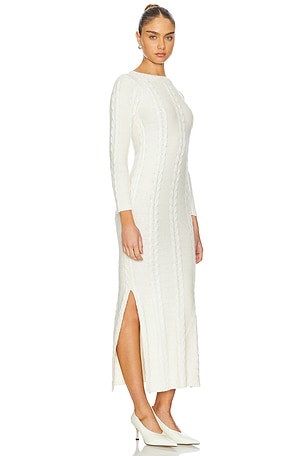 AYNI Roni Dress With Cape in Ivory