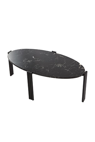 AYTM Tribus Oval Coffee Table in Black