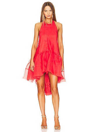 BCBGMAXAZRIA Jalina Dress in Red Berry REVOLVE