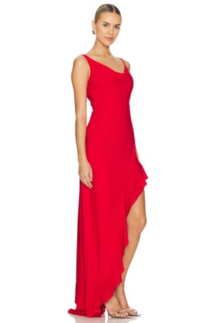 Azeeza Daphne Gown in Red