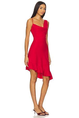 Azeeza Daphne Mini Dress in Red. Size XS. Also
