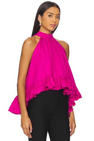 Azeeza Plath Top in Pink. Size XS. Also