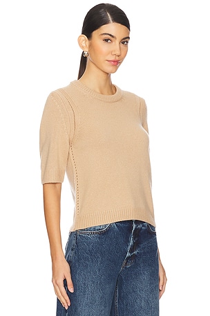 ba&sh Cachma Jumper Top in Brown