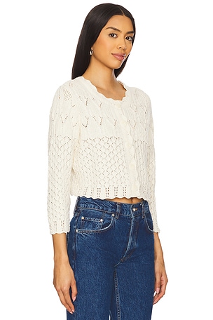ba&sh Cardigan Jump in Neutral