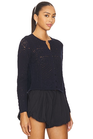 ba&sh x Suzie Kondi Sidali Gilet in Navy. Size 3 / L. Also