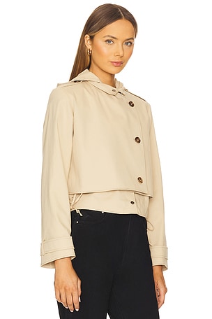ba&sh Trench Thym Jacket in Beige