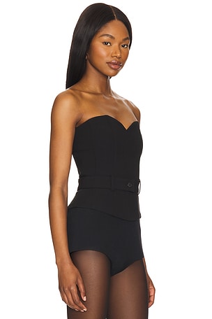 ba&sh Clady Corset in Black