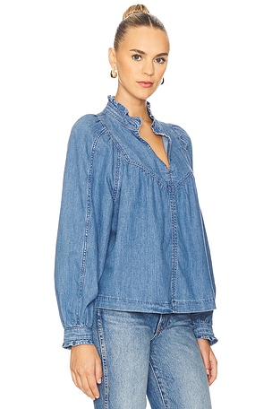 ba&sh Lay Top in Blue