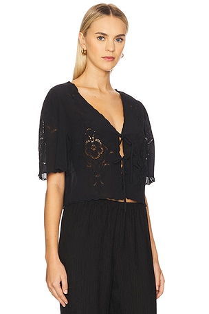 ba&sh Olaya Top in Black