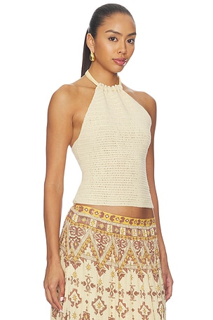 ba&sh Cedric Top in Beige