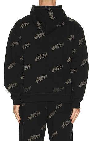 Badfriend Star Hoodie in Black