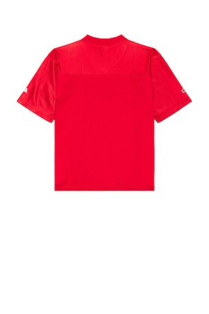 Badfriend Big Logo Football Jersey in Red