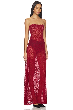 Beaufille Anise Dress in Burgundy