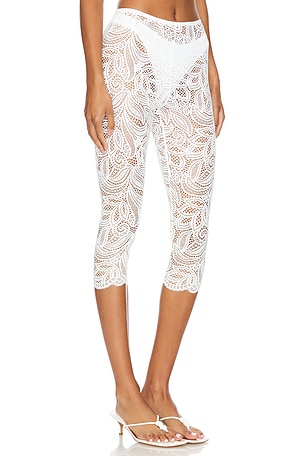 Beaufille Cassia Capri Legging in White