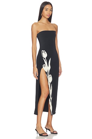 Bahia Maria Tulip Dress in Black