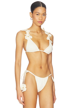 Bahia Maria Flore Bikini Top in Ivory