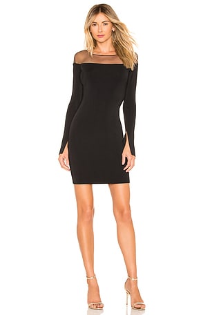 emeri metallic knit mini dress Seroya Emeri Metallic Knit Mini Dress