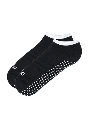 bala The Pilates Low Sock Charcoal in Charcoal