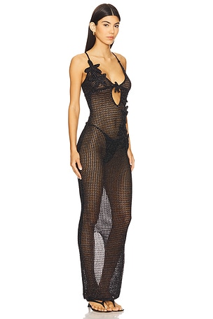 Bananhot Hilsa Maxi Dress in Black