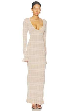 Bananhot Ether Maxi Dress in Cream