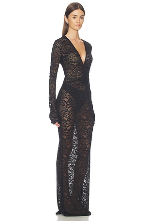 Bananhot Tyler Maxi Dress in Black