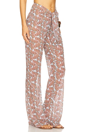 Bananhot Tommy Pant in Brick,Baby Blue