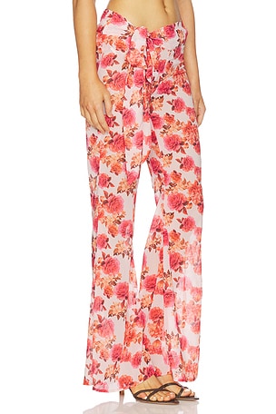 BaN/Anhot pantalón pierN/A ancha bowie en color rosado