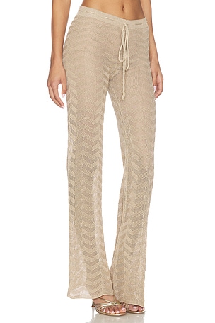 Bananhot Bia Pants in Metallic Gold