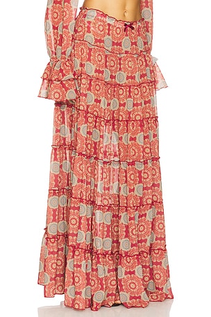 Bananhot Elma Skirt in Red