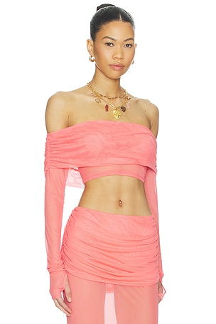 Bananhot Lena Shirt in Coral