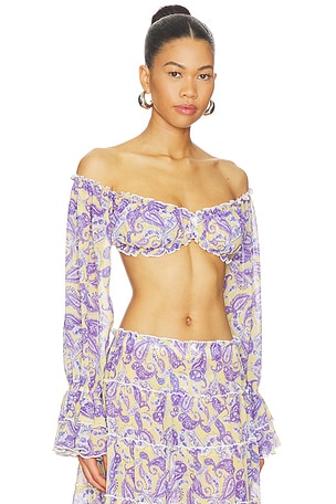 Bananhot Elma Shirt in Yellow,Purple. Size L. Also