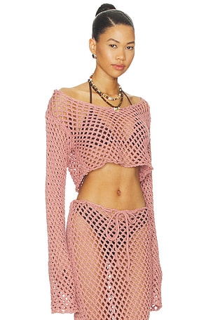 Bananhot Magen Shirt in Rose. Size M/L. Also
