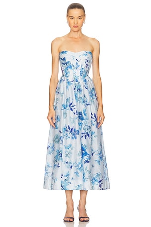 Lola Corset Midi Dress Bardot