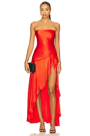 x REVOLVE Lorenza Midi Dress Bardot