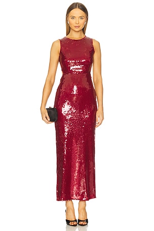 x REVOLVE X Revolve Portia Sequin Maxi Dress Bardot
