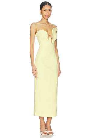 Bardot vestido rosalyn en color amarillo