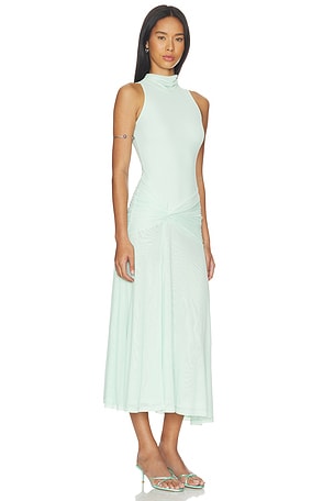 Bardot Leanna Mesh Midi Dress in Mint